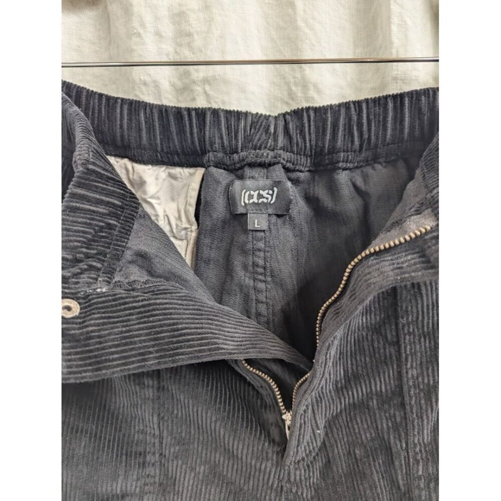 Ccs Men's Size Large Black Corduroy Shorts, 8" Inseam 3 Pockets 100% Cotton E10 — image 3 of 8